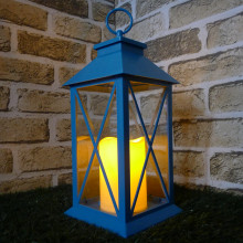 Blue X Porch Palace Lantern