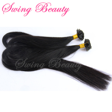 Pre-bonded U tip Natural Human Hair Extension