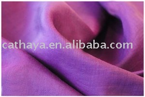 dyed silk/cotton satin