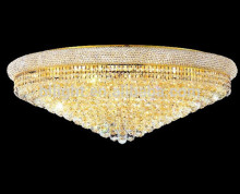 Golden traditional design crystal drop down ceiling lighting