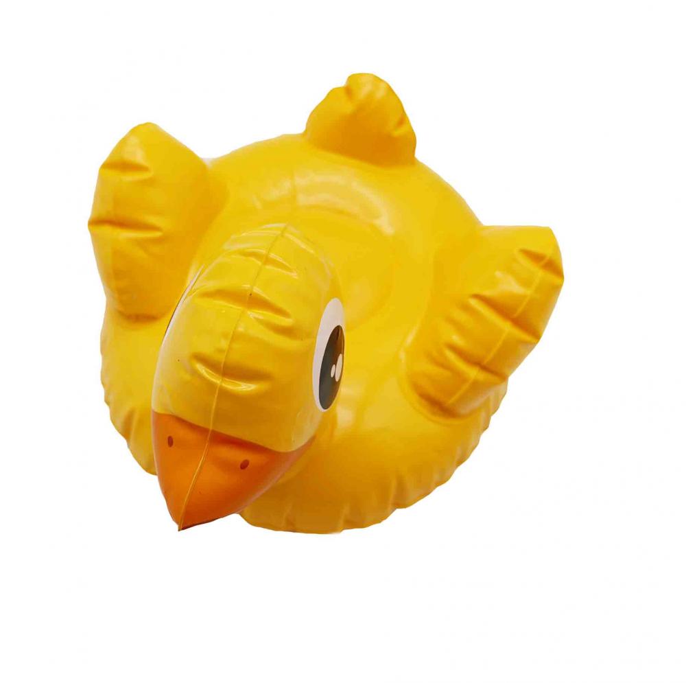 Pato amarillo del PVC inflable del juguete de los niños del juego del agua