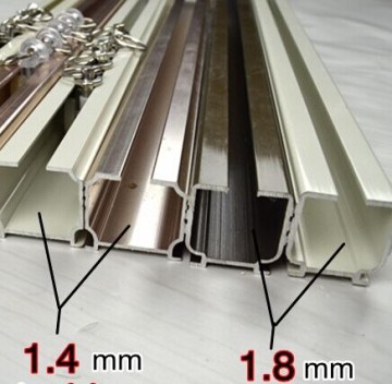 Aluminium curtain rail &sliding curtain track &color anodized sliding curtain track