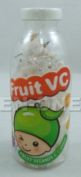 customizing candy in bottle