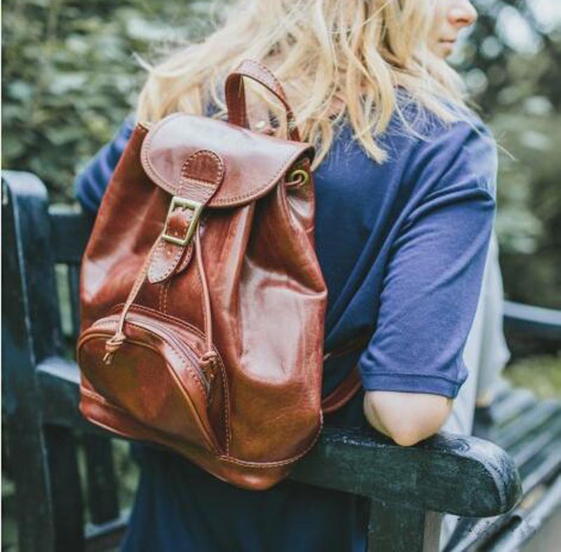 Classic Leather Backpack