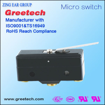 Global safety 16A 250V snap action miniature micro switches manufacturers