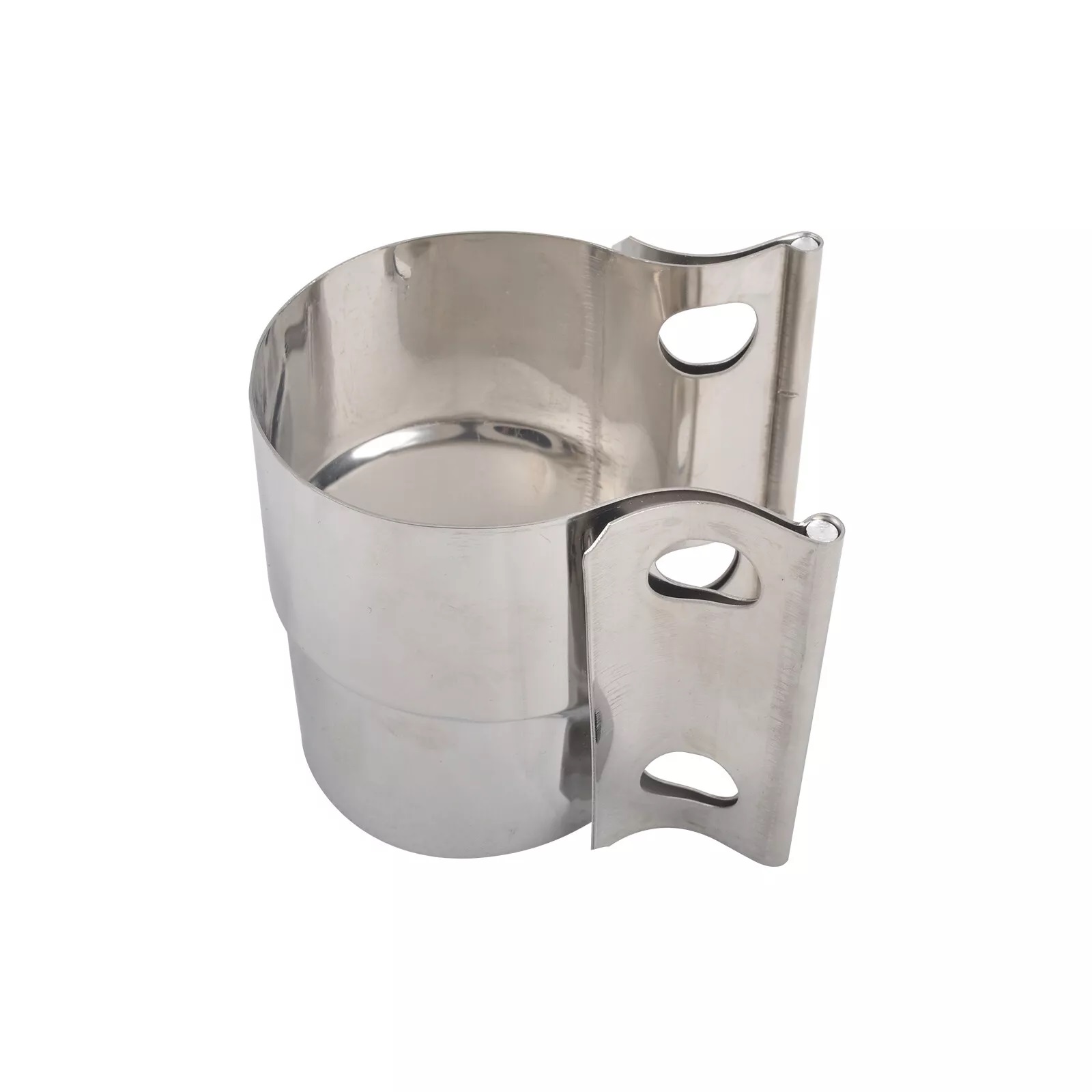4 Inch Stainless Steel Exhaust Clamp - T304 Butt Joint Band For Pipe Coupling