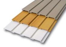 Wood Grain Durable PVC Garage Slatwall Panels For Tack Stor