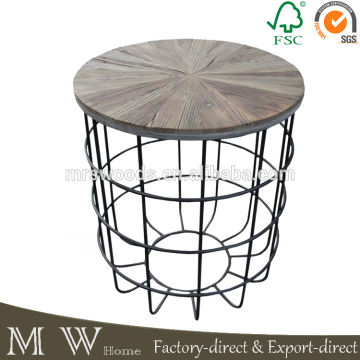 recycled wood rustic sofa table, vintage rural style sofa table, vintage sofa table