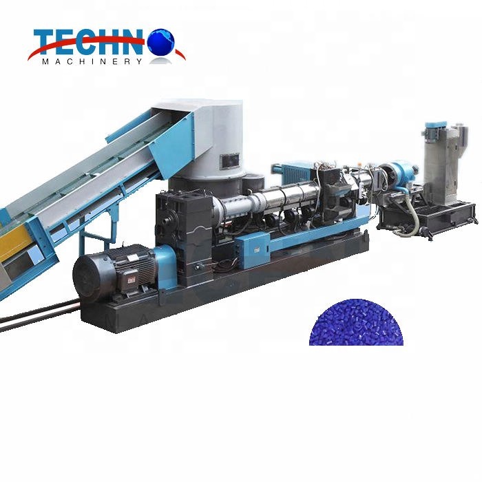 High Efficiency PE PP Compacting/Agglomerating & Plastic Pelletizing Line