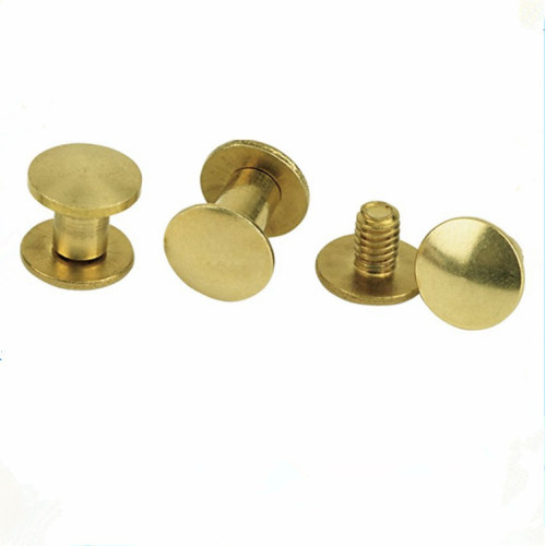 Brass Plated Steel Binding Post Book Screw