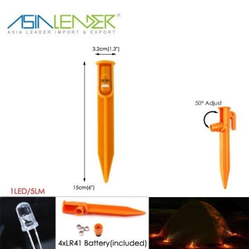 BT-4846 Plastic Tent Peg/Orange Tent Peg /Light Tent Peg