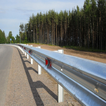 galvanised highway guardrail highway fence