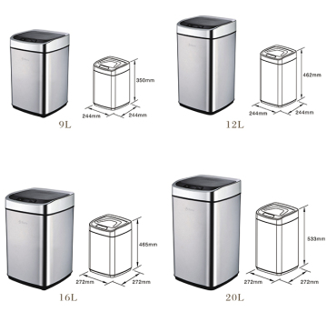 Multi-color optional custom sensor bin