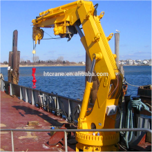 Innovative design Telescopic Boom Crane on ship deck