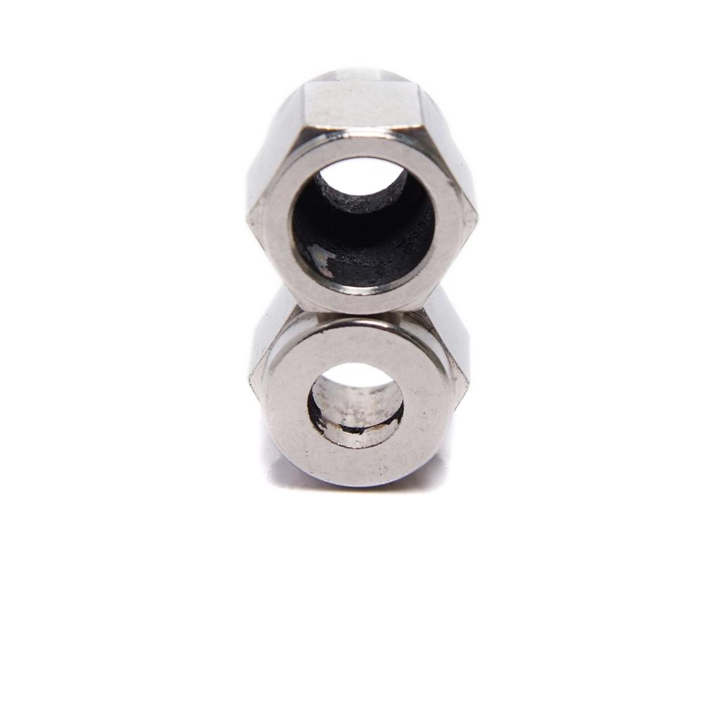 Héich Tubular Nut Plain Black Finish Behandlung Nut