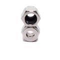 High Tubular Nut Plain Black Finish Hoitomutteri