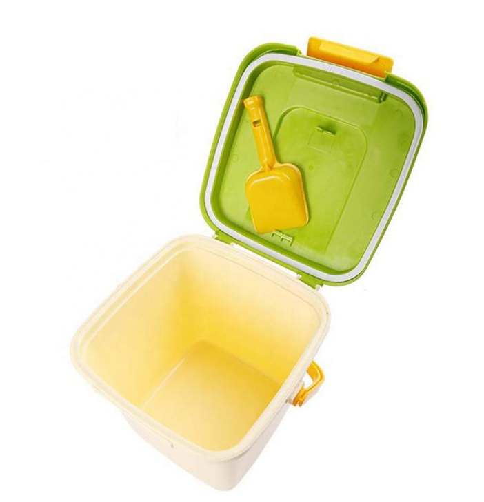 Plastic Pet Dog Cat Animal Food Storage Bin