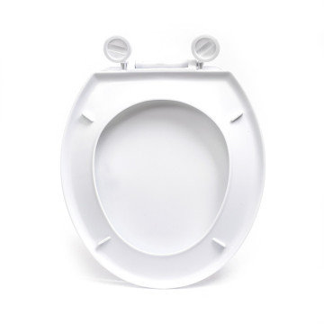 Durable White Bathroom Smart Cover Toilet Seat