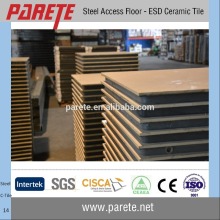 Ceramic finish raised access floor