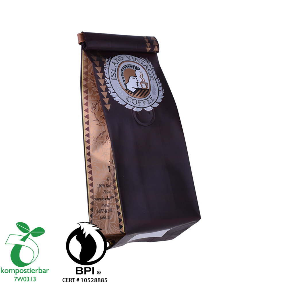 coffee bag with tin tie