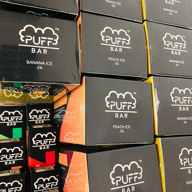 Puff Bar Disposable Pod Device with Security Code Vape Puffbars