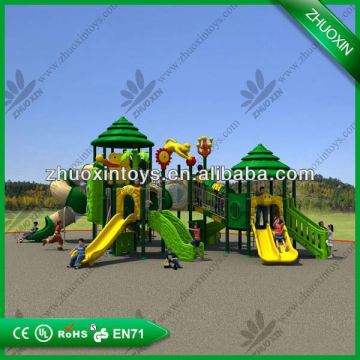 Eco-friendly residential plastic outdoor playground equipment