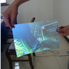 Film de projection arrière transparent film intelligent en verre