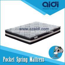 100% Polyurethane Visco Memory Foam Queen Coil Pocket Spring Mattress