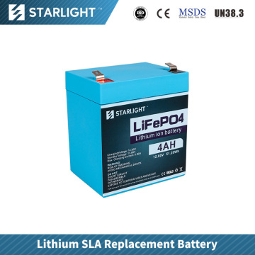 12.8V 4AH LiFePO4 Battery Replace Lead Acid Battery