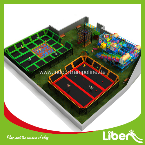 Professional Customized Large Indoor Kids Trampoline Games