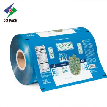Printed packaging film roll stock snack packaging film