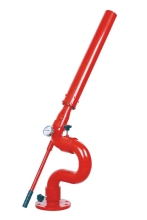 Jet water or foam mixture fire monitors range