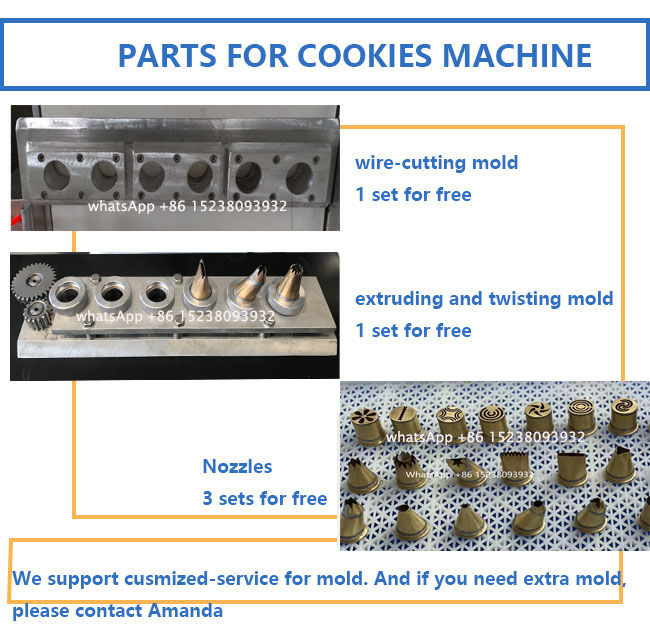 MOXIN Multi Function Automatic Shortbread Cookies Encrusting Machine Production Line Classic Cookies Maker Machine