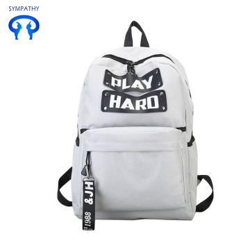 Fashion trend canvas travel backpack British computer bag
