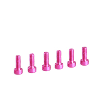 Aluminium 7075 T6 Socket Head Machine Anodized Screws
