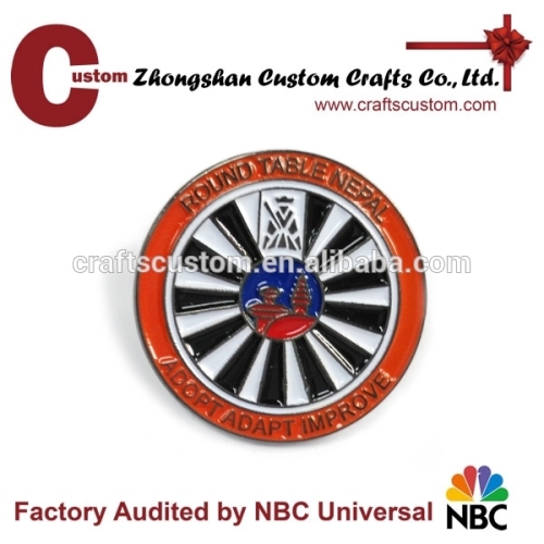High Quality Custom Enamel Metal Badge, badge logo