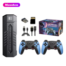 LX2 Ultra Blue Gamepad Game Stick: 4K Retro Gaming Consoles with 30,000 Games