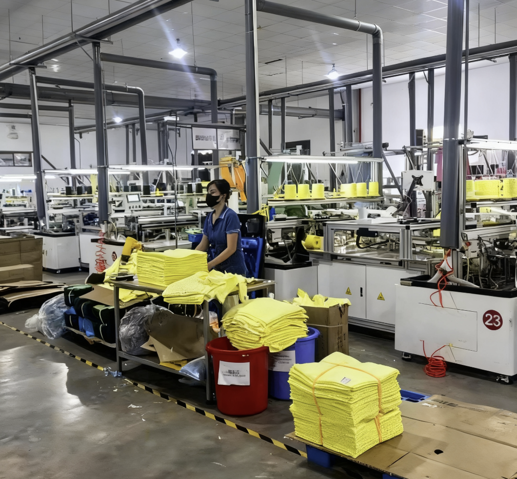 تجهیزات ساخت حوله میکروفیبر Microfiber Towel Making Equipment