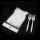 Best Selling Plastic PP PS Cutlery Knife Spoon Fork and Napkin in One Individually Package
