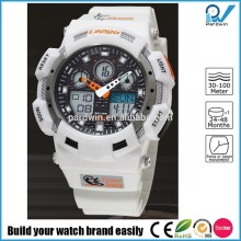 water resistant 100 meters stopwatch dual time functions sport watch