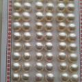 7.5-8MM Half Hole Button Pearl Loose Beads