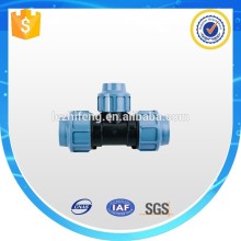 PP Compression pipe fitting Equal Tee