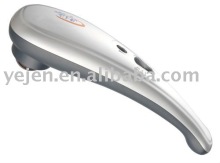 Vibrating single peak massager with heater, handheld massager
