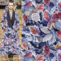 Leaf Digital Print 100% Polyester Scuba Dress Stoff