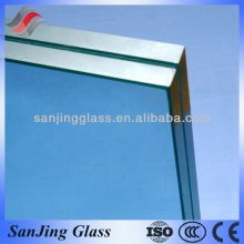 Silk laminated glass