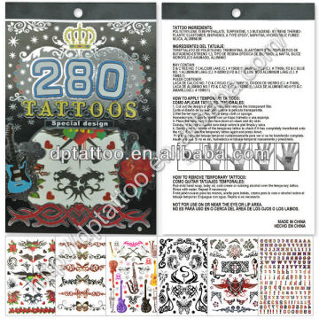 2014 HOT tattoo tattoo book temporary tattoo sticker water transfer sticker