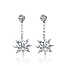 factory colorful round china crystal statement earring