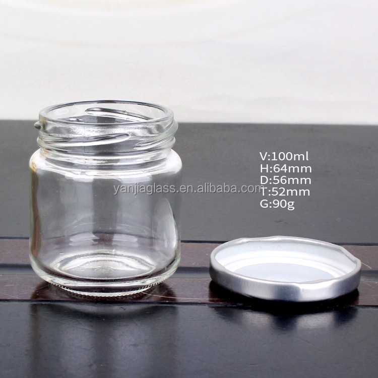 cheap food grade 350ml glass jelly jam jars glass jar for jam honey glass jar