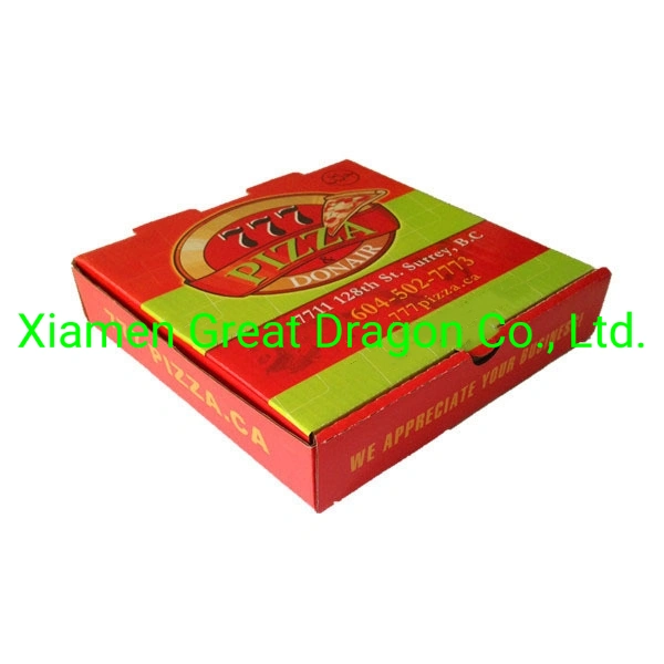 Take out Pizza Delivery Box with Custom Design Hot Sale (PZ2511011)