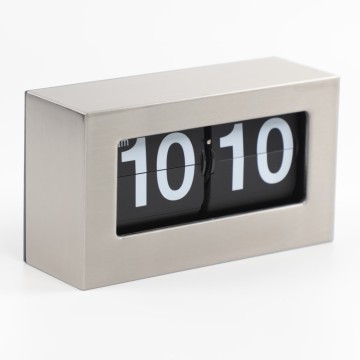 Metal Box Flip Clock for Table and Wall